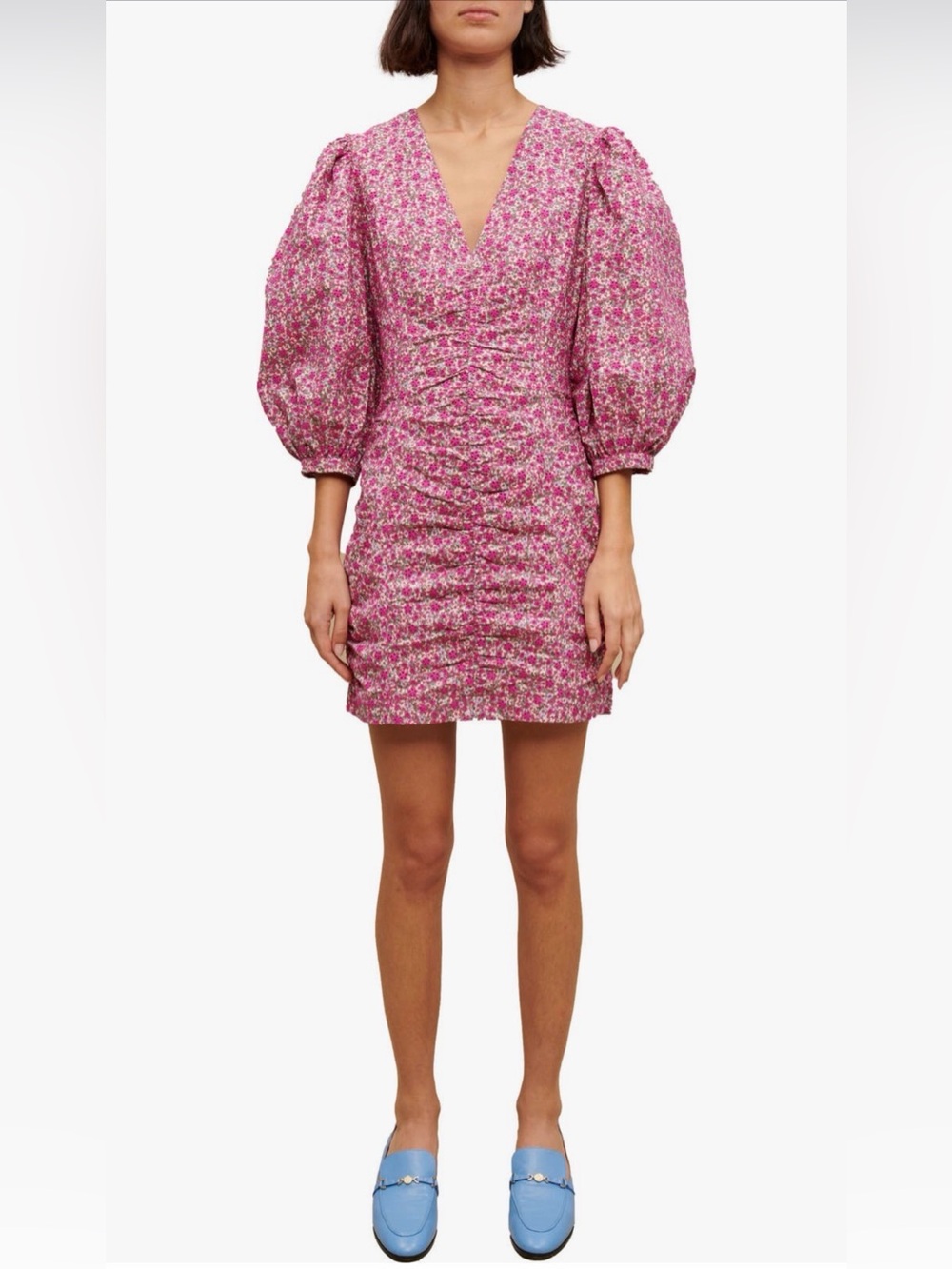 maje
Ryad Floral Putf
Sleeve Cotton Dress